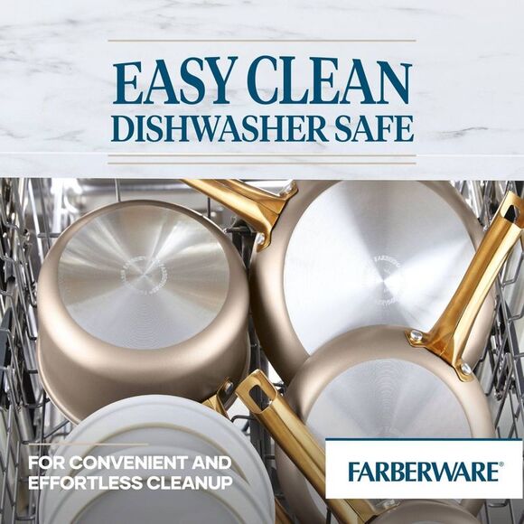 Farberware -  Radiant 2pc Nonstick Fry Pan: Stainless Stainless Steel - Picture 2 of 4